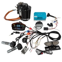 Moteur central QS 4000W pour cyclomoteur électrique, conversion QS138 90H V3, moteur central de moto électrique 4KW 7200 tr/min avec boîte de vitesses 1:2.37