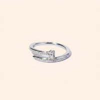 Bague minimaliste en argent sterling 925 avec zircon cubique taille princesse pour homme, idéale pour le quotidien, mariage/fiançailles, lot en gros