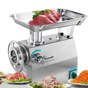 New Hot Sale Industrial <b>Meat</b> <b>Grinder</b> Cutting Machine Set Automatic 120kg/h Capacity 220V/380V Customizable Voltage 1 Year - Product Image 1