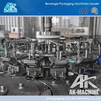 Machine de remplissage automatique de boissons en direct d'usine pour bouteilles PET et projets d'emballage de boissons