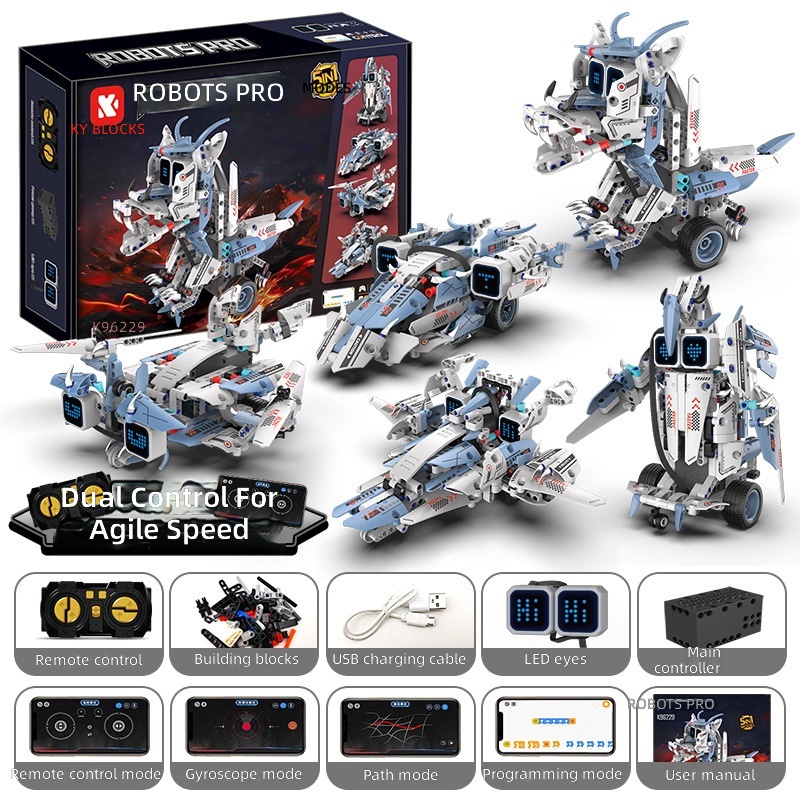 Five variable programming mechanical dragon-k96229