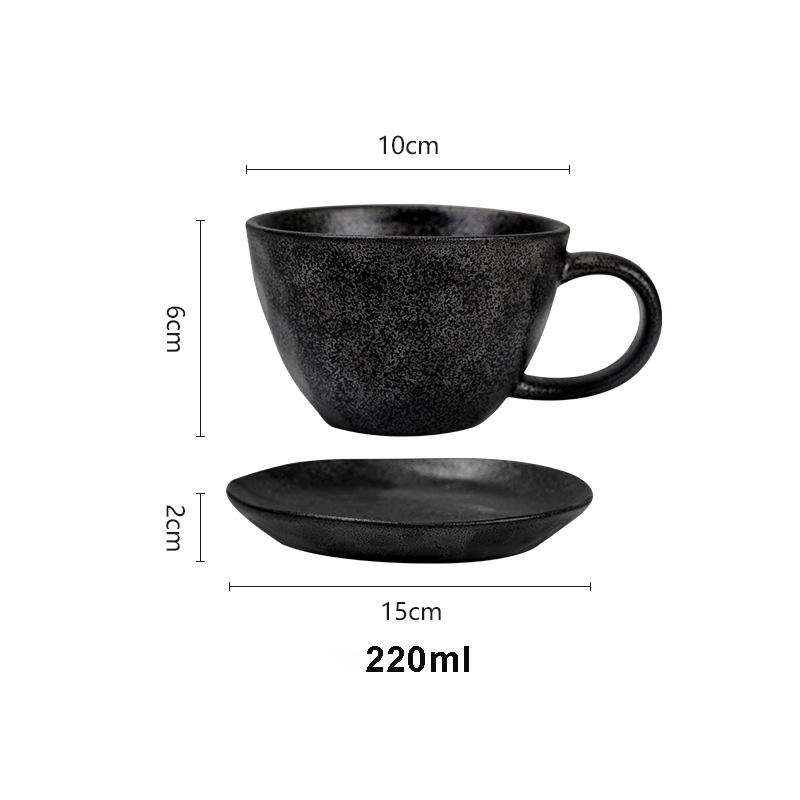 Tasse à café noire