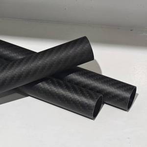 Carbon Fiber Tubes 3K Weave Black Round Composite Rods for Industrial Use - Product Image 5