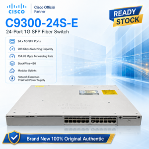 C9300-24S-E Brand New 24 Port SFP Fiber Network Essentials Layer 3 <b>Ethernet</b> <b>Switch</b> C9300 24S E in Stock - Product Image 4