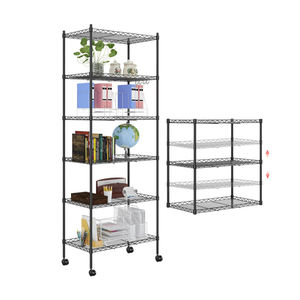 Simple <span class=keywords><strong>Rack</strong></span> 6 Tiers Hochleistungs-Stahldraht regal Chrom <span class=keywords><strong>Metro</strong></span> Office Shelf <span class=keywords><strong>Metal</strong></span> - Product Image 2