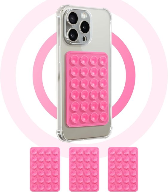 Cheaper Version Phone Accessory Adhesive Mirror Shower 24 Silicone Suction Phone Case Holder