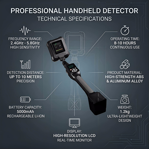 Détecteur de jonction non linéaire <span class=keywords><strong>professionnel</strong></span> Équipement de protection de sécurité personnelle pour caméras espions Écoute-Détection de dispositifs - Product Image 6