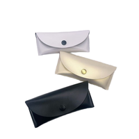 Nouvel étui à lunettes en cuir PU tendance pour femmes et hommes, sac portable pour lunettes, accessoires