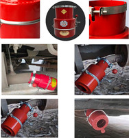 Parafiamme portable pour camions-citernes, extincteur d'étincelles pour camions, bouclier de sécurité anti-feu pour échappement de camion-citerne, parafiamme de capot