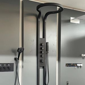 <span class=keywords><strong>Colonne</strong></span> <span class=keywords><strong>de</strong></span> <span class=keywords><strong>douche</strong></span> intelligente tendance TikTok en <span class=keywords><strong>cuivre</strong></span>, avec jets pluie ciel étoilé, cascade et jets spa - Product Image 3