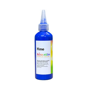 สีอะคริลิค สีน้ำเงิน 9 สี ขนาด 60 มล. สำหรับกระดาษ โลหะ ไม้ แก้ว พลาสติก คอนกรีต และปูนปลาสเตอร์ - Product Image 1