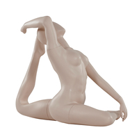 Maniquí de Fibra de Vidrio Personalizado de Alta Calidad para Posiciones de Yoga Femeninas
