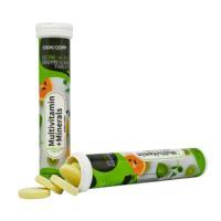 Comprimés effervescents multivitaminés pour adultes, marque privée OEM, vitamine C, complexe B, sans sucre, soutien immunitaire, énergie