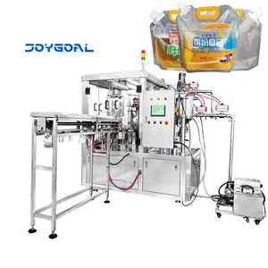 Automatic 2/4/6 nozzle standing spout pouch filling capping machine for juice/milk/drinking water doypack filling machine