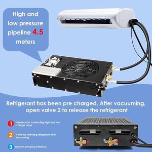 Unidad de Aire Acondicionado Silenciosa Ultrafina TELCOOL de 12V y 750W para Camiones, Autocaravanas y Remolques - Nuevo Diseño Tipo Split para Camiones - Product Image 5