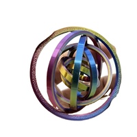 Nouveau jouet rotatif imprimé en 3D, gyroscope universel en forme de O pour le bout des doigts, rotation par gravité, anti-stress, décompression, jouet cool