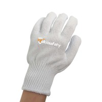 Guantes de Algodón de Calibre 10 con Palma Recubierta de Puntos, Resistentes al Desgaste, para Automoción