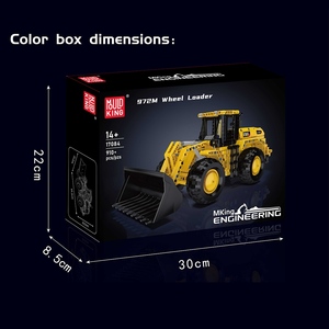 Vente directe d'usine MOULD <span class=keywords><strong>KING</strong></span> 17084 Kits de construction techniques Motorisés Chargeuse sur pneus 972M Jouets d'excavatrice pour enfants Camion Briques - Product Image 5