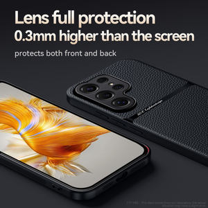 Funda de Cuero de Lujo a Prueba de Golpes para Samsung Galaxy S26 Ultra, Carcasa Magnética para Teléfono, Funda Trasera para S26 Plus, Fundas para S26, <span class=keywords><strong>A17</strong></span>, A16 - Product Image 5