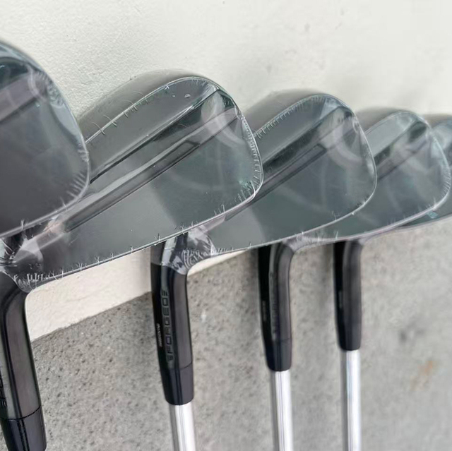 Premium Black Left Handed Golf Iron Set LH 4-9 PW with Steel Shaft & Rubber Grip Factory Wholesale Price