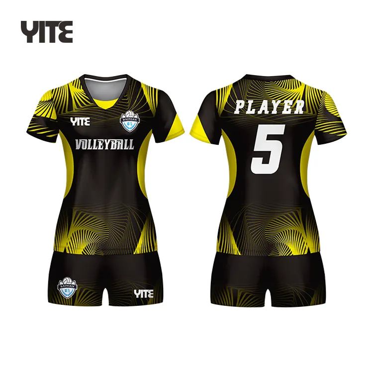 Full sublimation volleyball uniform wholesale volleyball jersey custom volleyball shirts