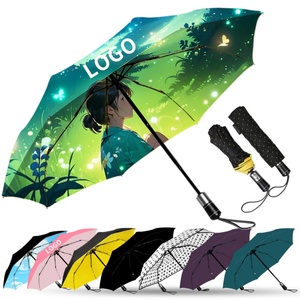 21/27 Inch Fully-Automatic Anti-UV Sun/Rain Windproof Umbrella 3 Fold 21/27 Inch Promotional Umbrella for Adults - Product Image 1