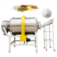 Mélangeur à tambour industriel pour l'aromatisation et le revêtement des thés, rotation douce pour granulés et poudres