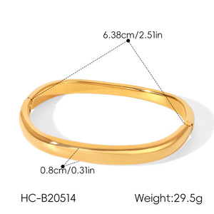 Bracelet manchette carré géométrique minimaliste en acier inoxydable poli miroir, anti-décoloration, avec fermoir métallique, accessoires quotidiens pour femmes - Product Image 6