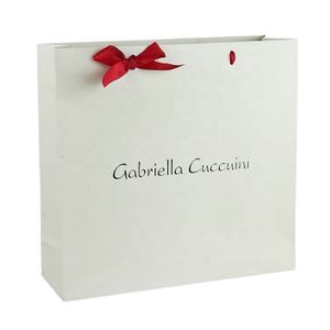 Bolsa de papel grande con asas cinta de reciclaje para llevar de alta calidad personalizada - Product Image 2