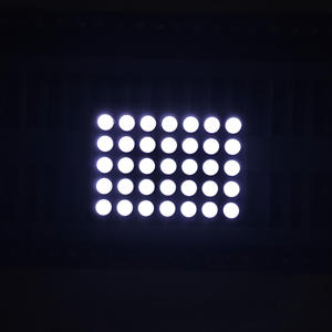5x7 светодиодный точечный матричный дисплей белый свет 1,9 мм круглый пиксель для Информационной панели - Product Image 2