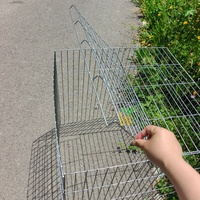 Cages à poulets de combat 1x1 pliables, cage à pigeons, piège à oiseaux vivants, piège à animaux, piège à oiseaux de ferme, contrôle des oiseaux, grillage métallique
