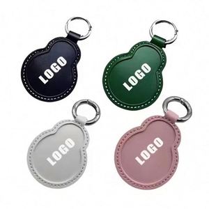 Porte-clés en cuir personnalisé avec logo, différentes formes, étiquette nominative, cadeau d'anniversaire, pour gravure - Product Image 5