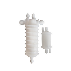 Tasa de adsorción de proteínas 1.0um Cartucho plisado de fluoruro de polivinilideno hidrofóbico de larga duración para filtración de líquidos ácidos fuertes - Product Image 3