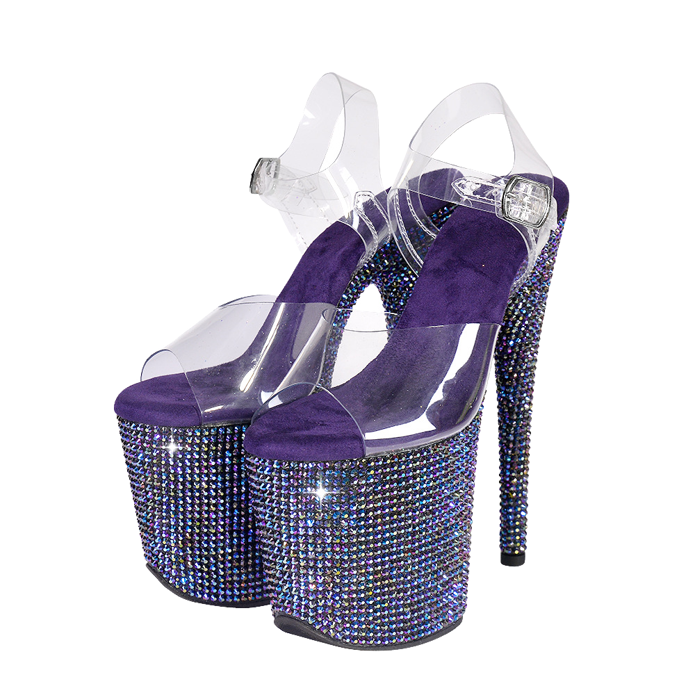 Purple Glitter Heels Purple And Silver Heels Purple Glitter High