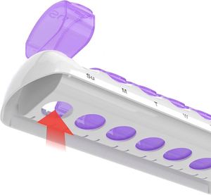 Hot Sale Weekly Pill Box Plastic PP <b>7</b> Compartment Pill Holder for Vitamins, <b>Tablets</b> & Supplements Pill Case - Product Image 4
