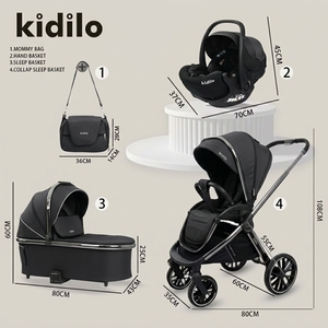 Vendita diretta dalla fabbrica a buon mercato carrozzina per bambini 3 in 1 <span class=keywords><strong>passeggini</strong></span> per bambini <span class=keywords><strong>passeggini</strong></span> per neonati, passeggino per vagoni personalizzati con seggiolino auto - Product Image 6
