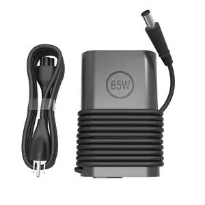 65W Adaptor pengisi daya Laptop Universal yang disetujui Ce untuk Dell 19.5V 3,34a AC Adaptor daya dengan 7.4*5.0mm Pin