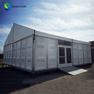 Nuovo personalizzato grande Span telaio industriale tenda magazzino impermeabile resistente al fuoco in Pvc tende per lo stoccaggio temporaneo logistica - Product Image 4