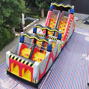 Parcours d'obstacles d'eau gonflable grande maison de rebond château sautant gonflable géant très grande entreprise de location de fête - Product Image 3