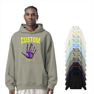 เสื้อฮู้ดดี้ผ้าฟลีซหนา 280 กรัม ผ้าฝ้าย 100% ทรงปกติ ไม่มีเชือกผูก ไหล่ตก แบบสวม Unisex สกรีนลาย DTG ได้ตามสั่ง ระบายอากาศได้ดี - Product Image 1