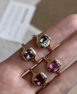 Joyería Fina Personalizada, Anillo Sólido Real de Oro de 9k, 10k, 14k, 18k, Oro Blanco, Amarillo y Rosa, Diamante/Gema de Laboratorio, Fabricación en Fábrica - Product Image 3