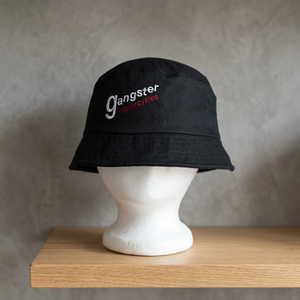 HMB-910B de piel auténtica de gángster, sombrero bordado, COLOR negro - Product Image 3