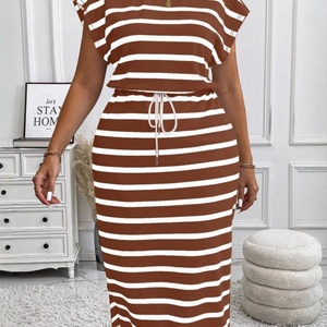 Robe grande taille pour femmes, vêtements grande taille, jupes de plage d'été pour femmes rondes, maxi noire, décontractée, formelle, robes grande taille pour femmes - Product Image 6