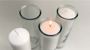 Bougie de prière longue durée de 7 <span class=keywords><strong>jours</strong></span>, bougie de haute qualité avec autocollants personnalisés de saint pour cérémonie religieuse - Product Image 6