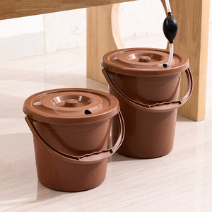 Tea Dregs <b>Bucket</b> Plastic <b>With</b> <b>Lid</b> 1-3L For Tea Table Use - Product Image 1