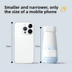 Le nouveau petit parapluie présente un motif dégradé et un style novateur. C'est un parapluie cadeau pour les femmes - Product Image 3