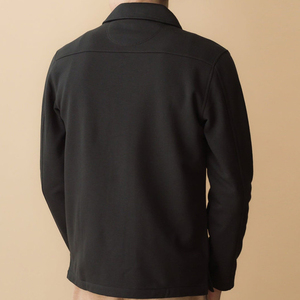 Giacca da <span class=keywords><strong>uomo</strong></span> in spugna francese giacca da lavoro <span class=keywords><strong>sostenibile</strong></span> cappotto da <span class=keywords><strong>uomo</strong></span> in cotone di bambù da <span class=keywords><strong>uomo</strong></span> Top giacche sostenibili <span class=keywords><strong>abbigliamento</strong></span> - Product Image 2