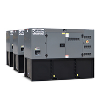 Generador diésel silencioso con motor Kubota japonés, EPA Tier 4, precio mayorista, remolcable, 50 kVA, 40 kW, 30 kW