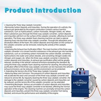Machine de nettoyage portable à mousse pour catalyseur métallique à trois voies 12V, ajustement universel pour service automobile sur site et entretien de véhicules