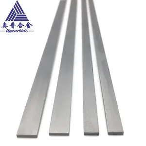 Harga Terbaik 10% Co Kekerasan Tinggi 91.8 HRA 1.5*8*330Mm Baik Tahan Aus Kosong Tungsten Carbide Strip Datar